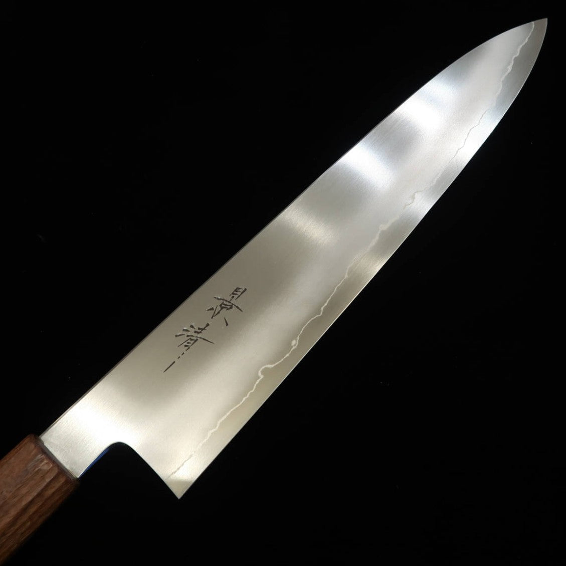 【廃盤】景清KAGEKIYO 和牛刀 銀紙三号 ウォルナット縦縞柄 （270mm）