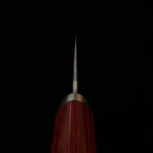 Miura MIURA Santoku VG10 Acabado martillado Mango laminado rojo (165 mm)