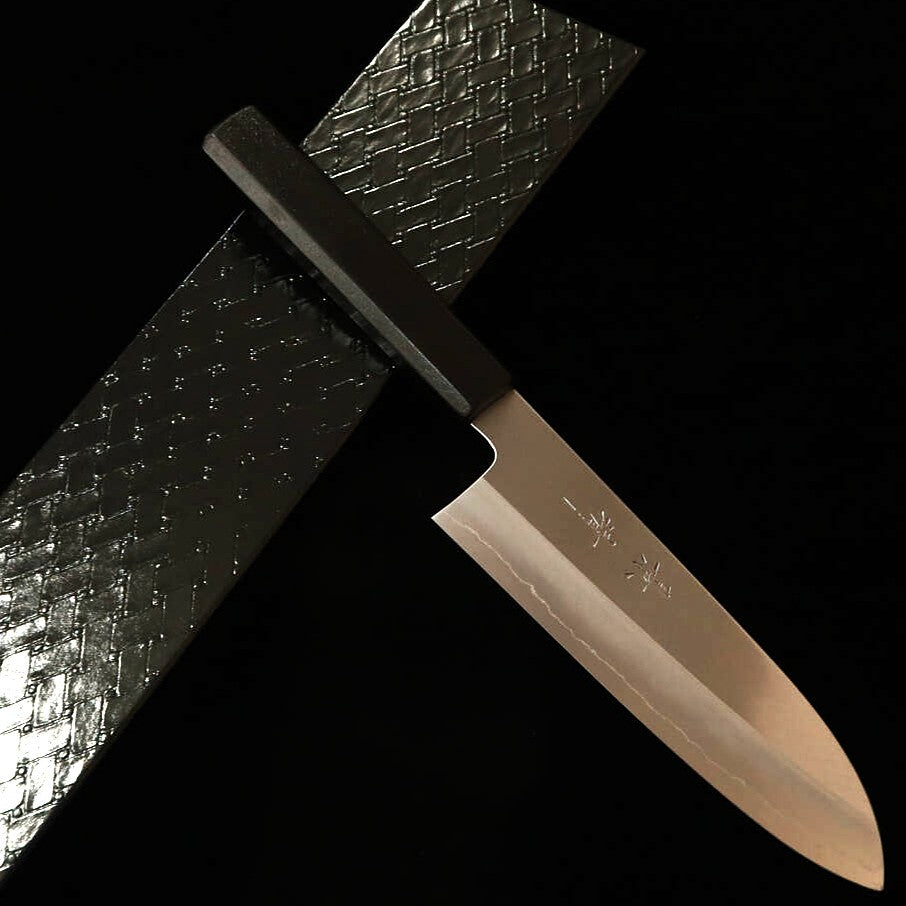 KAGEKIYO Kagekiyo Santoku japonês Gin-san cabo laqueado (180 mm)
