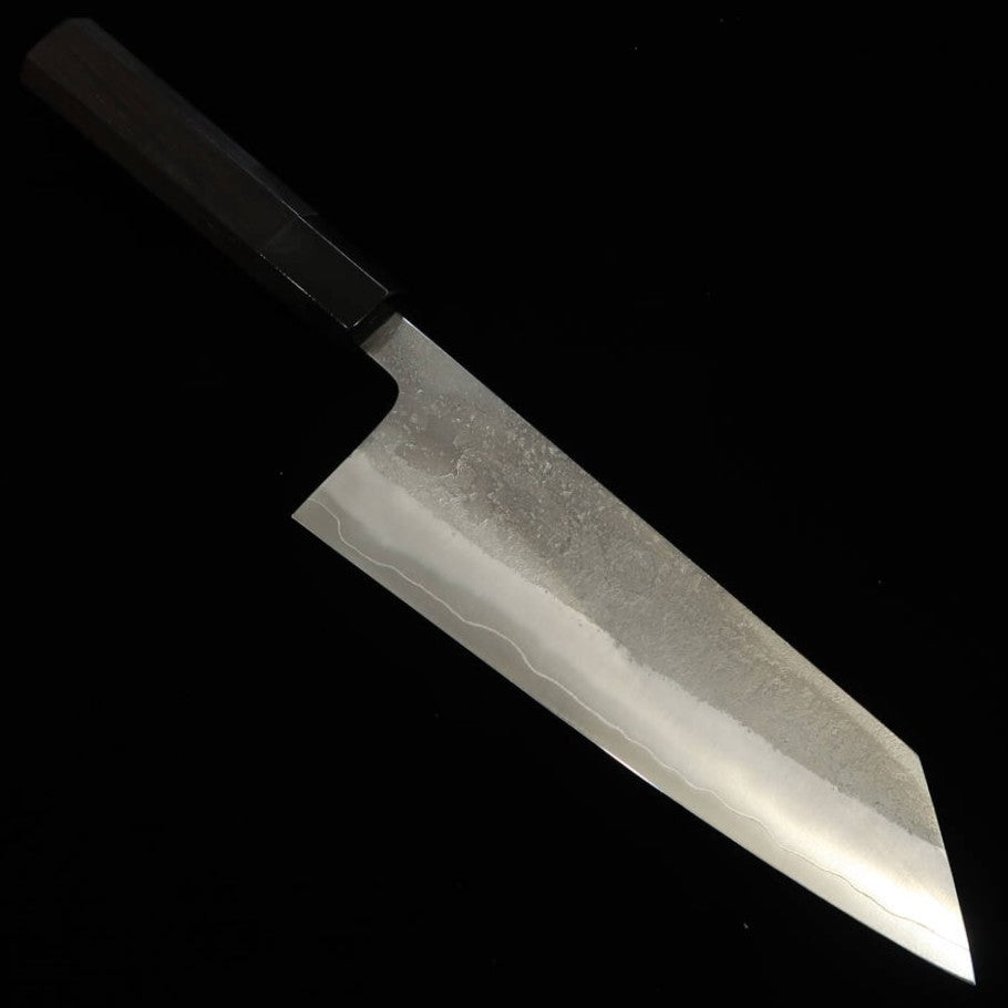 吉金刃物 文化 SKD高速鋼 梨地 黒檀八角柄（165mm）