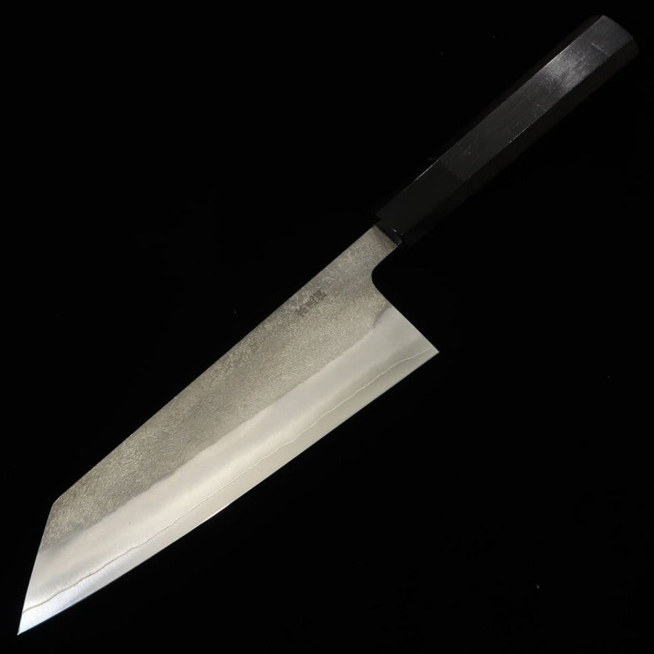 吉金刃物 文化 SKD高速鋼 梨地 黒檀八角柄（165mm）