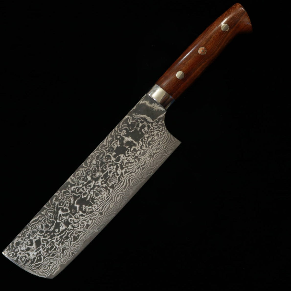 佐治武士SAJI TAKESHI 菜切 R2  ダマスカス アイアンウッド（180mm）