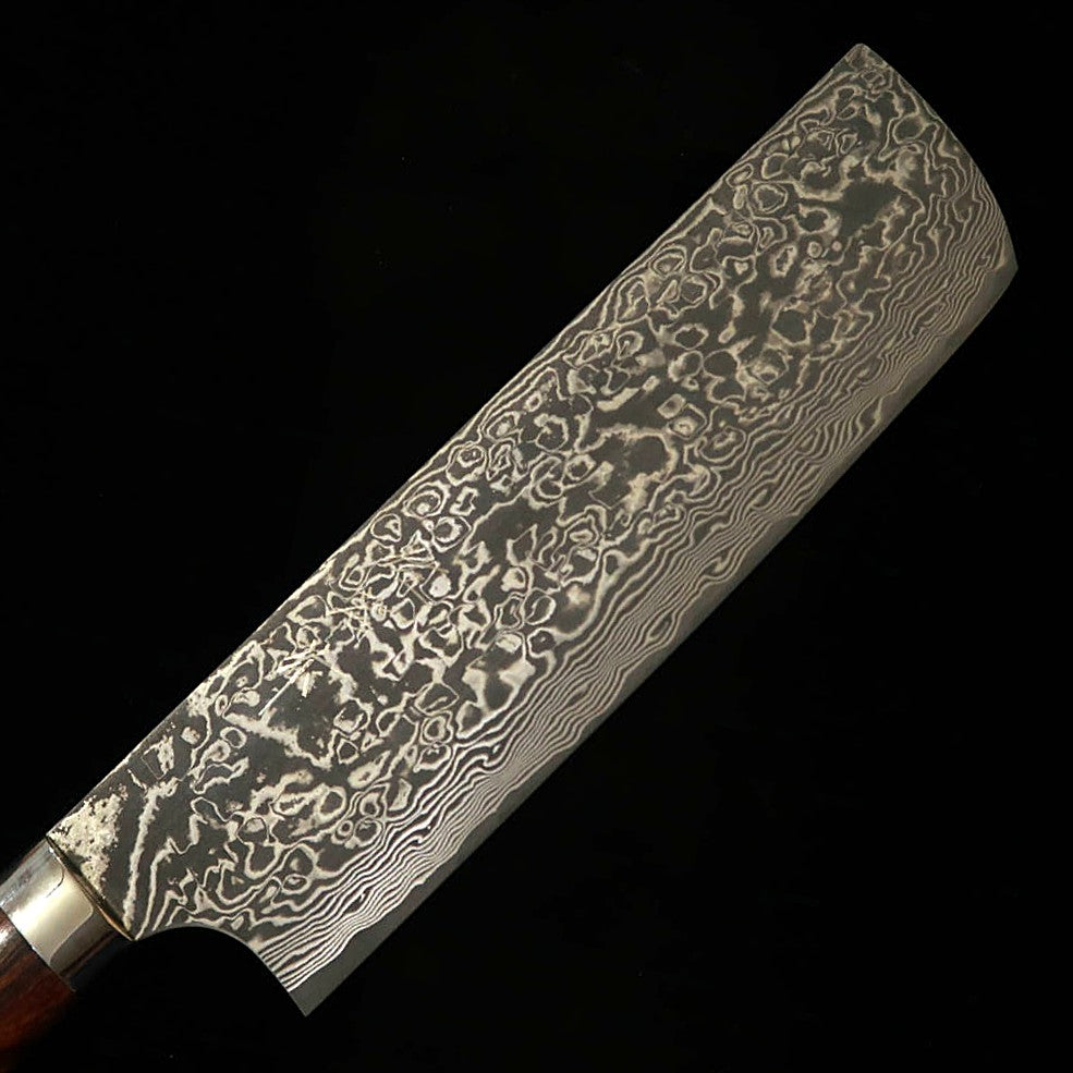 佐治武士SAJI TAKESHI 菜切 R2  ダマスカス アイアンウッド（180mm）