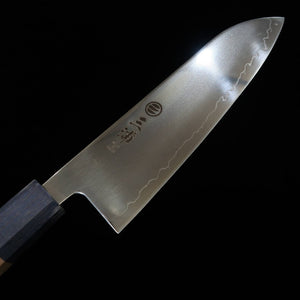 三浦MIURA 光 三徳 SLD 磨き 両輪メープル柄 -青- （170mm）
