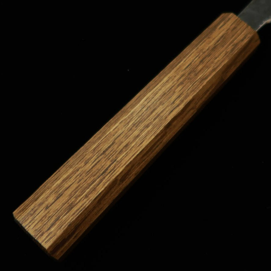 HADO Aogami No.1 Acabamento Preto Damasco Nakiri Cabo Octogonal de Carvalho Preto (165mm)