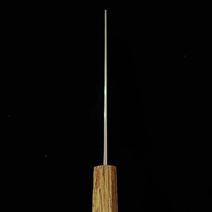 HADO Aogami No.1 Acabamento Preto Damasco Nakiri Cabo Octogonal de Carvalho Preto (165mm)