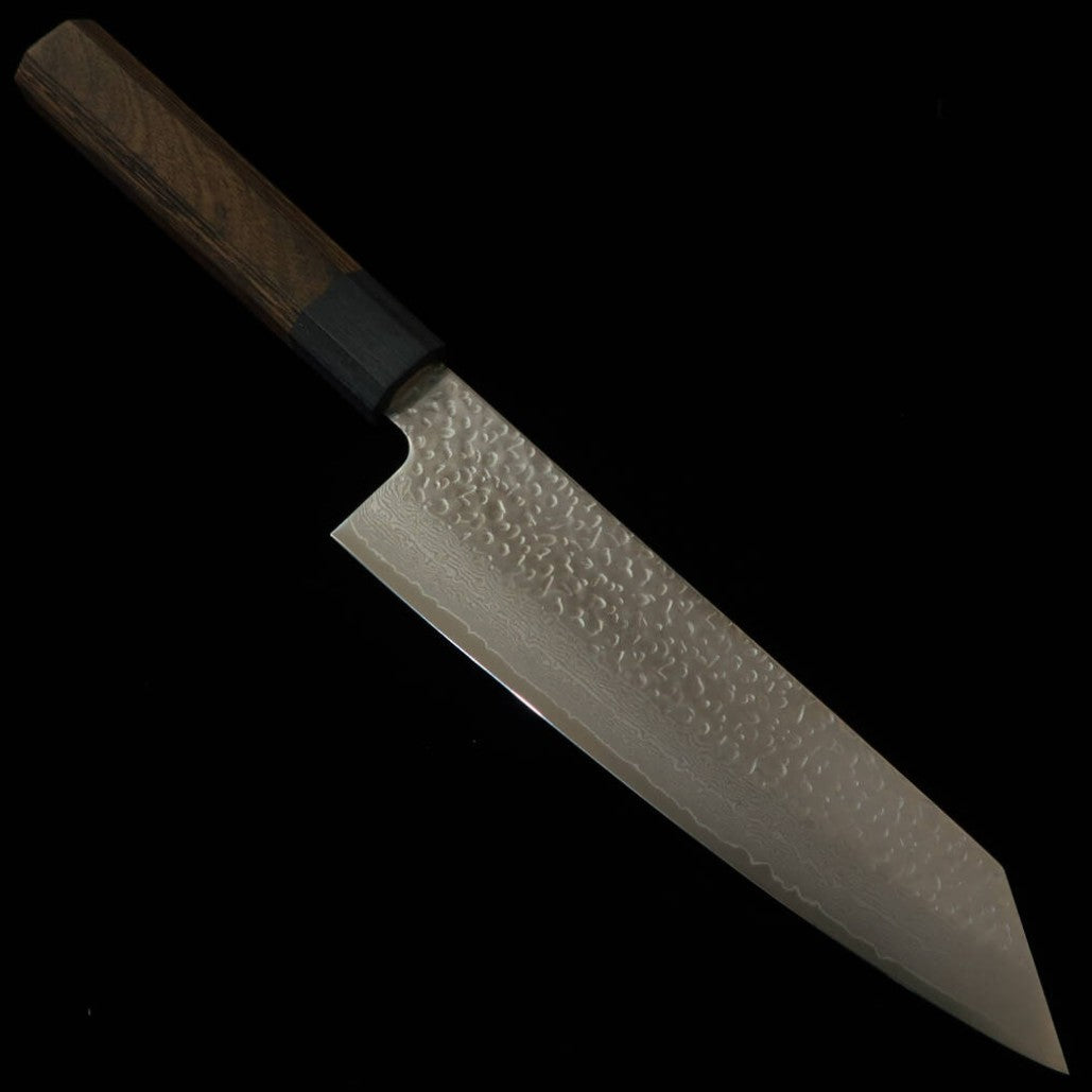 Miura VG-10 Damascus Bunka with Laminated Reinforced Wood Handle (190mm)