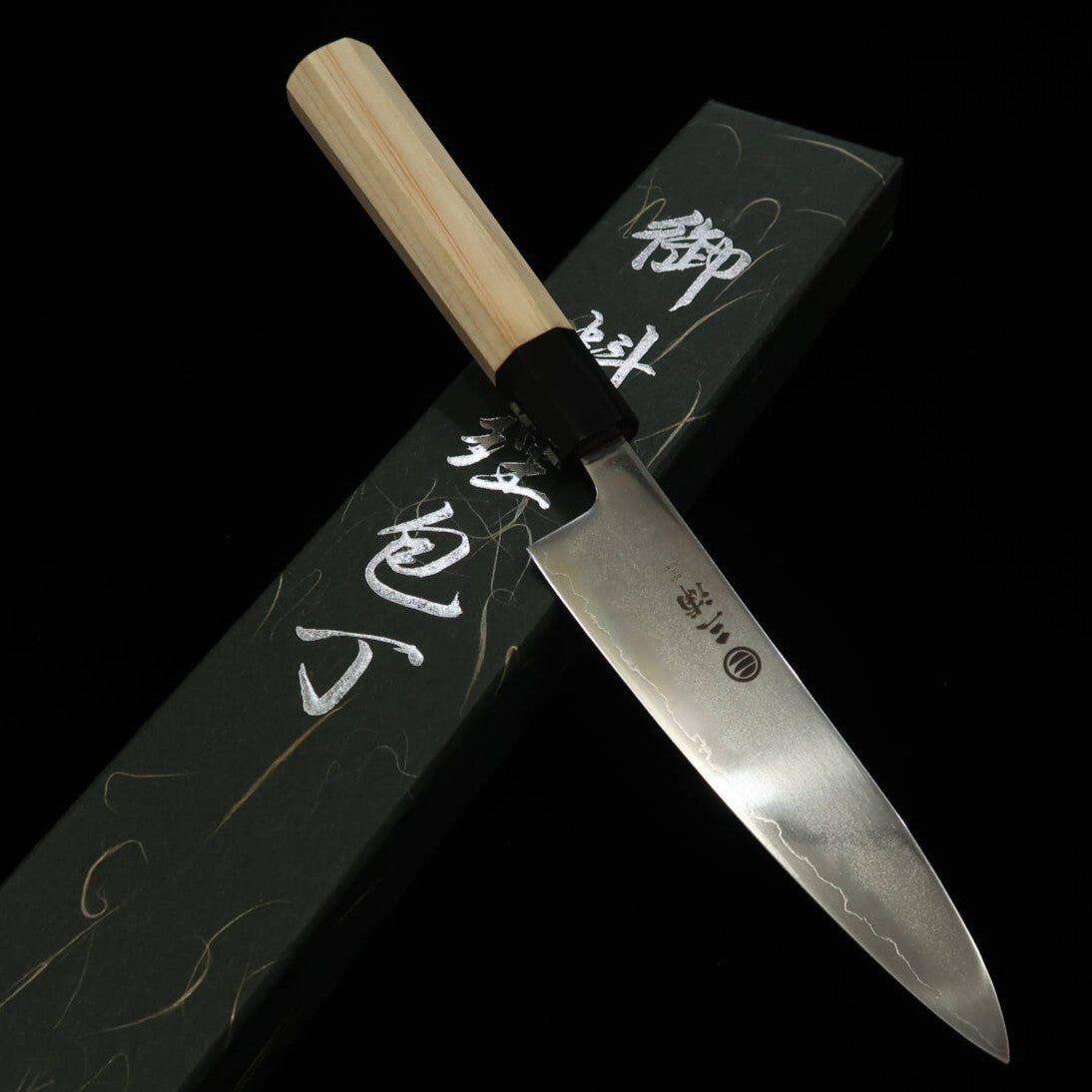Miura Hikari SLD Petty knife Polished with Resin Hinoki Handle (130mm)