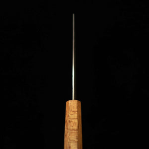 MIYAZAKI KAJIYA Miyazaki Kajiya, nakiri, acero Gingami nº 3, damasco martilleado, tratamiento subcero, mango de roble lacado al fuego (180 mm)
