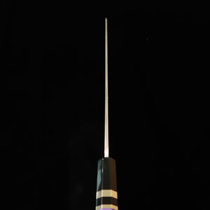 Miura MIURA Obidama Yanagiba ponta arredondada VG10 Acabamento espelhado Cabo customizado roxo (300 mm)