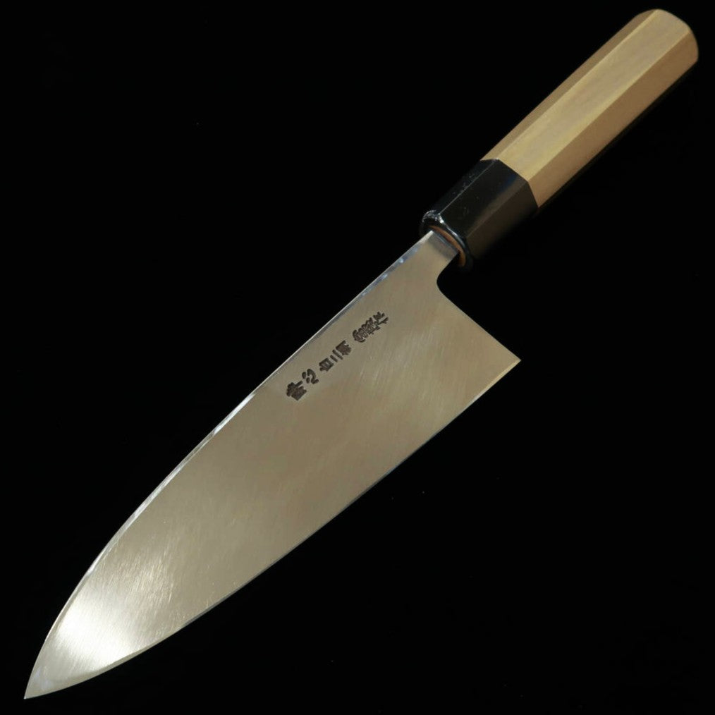 酔心 SUISIN 富樫憲治作 白紙二号 鬼手仏心 出刃 本刃付 (180mm