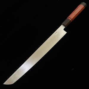 Miura佩 MIURA Obidama Sakimaru Yanagiba VG10, acabado espejo, mango de bubinga (300 mm)