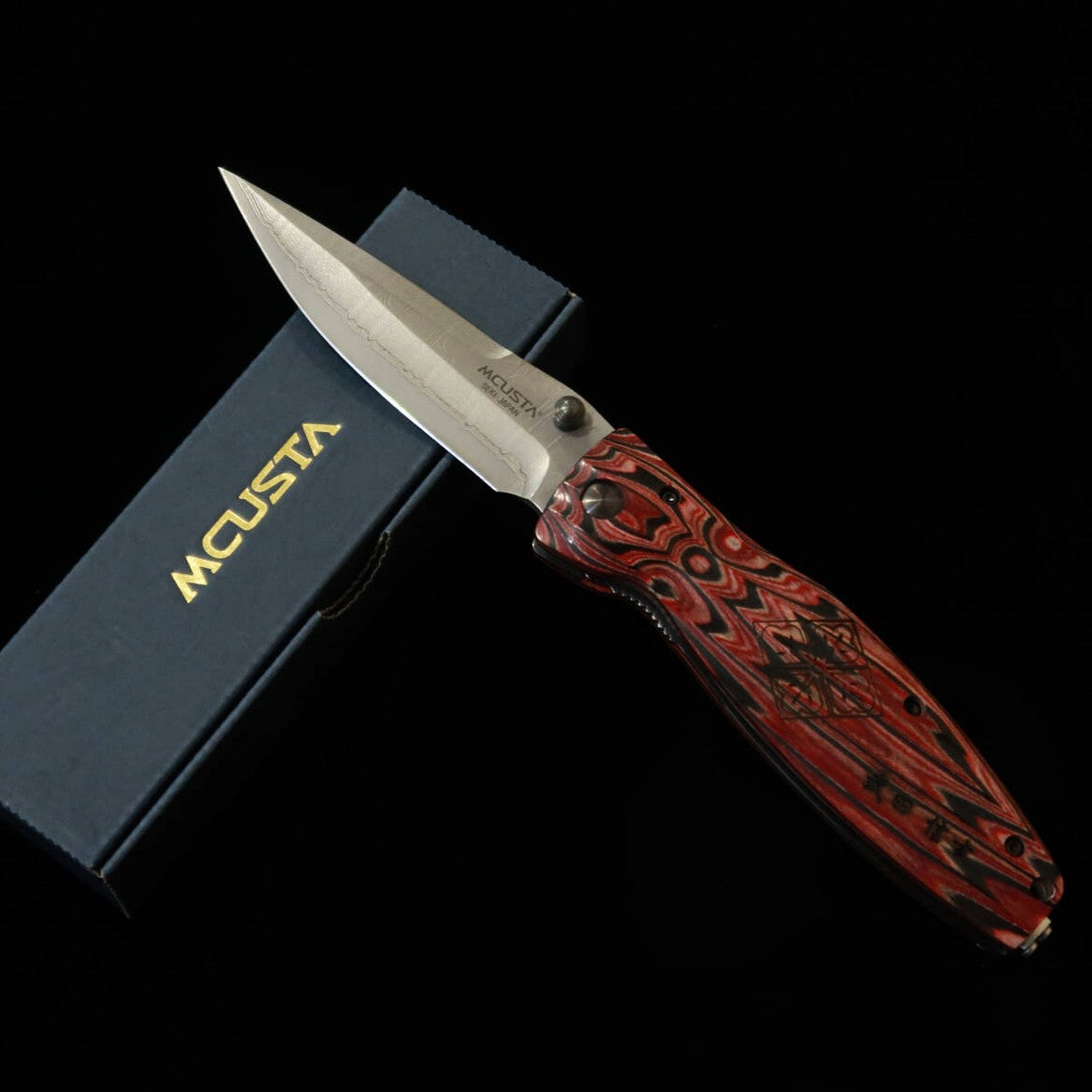 MCUSTA Emcusta Sengoku Takeda Shingen VG10 navaja plegable MC-0187D (94 mm)