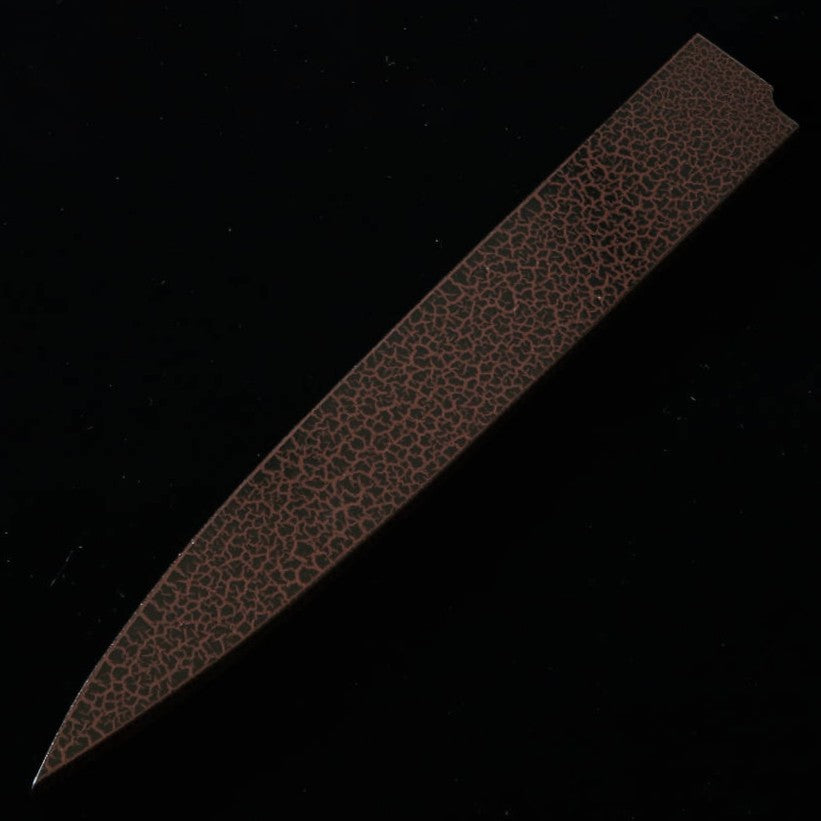 柳刃用 塗り鞘 （松皮）ピン穴無し (240mm)　