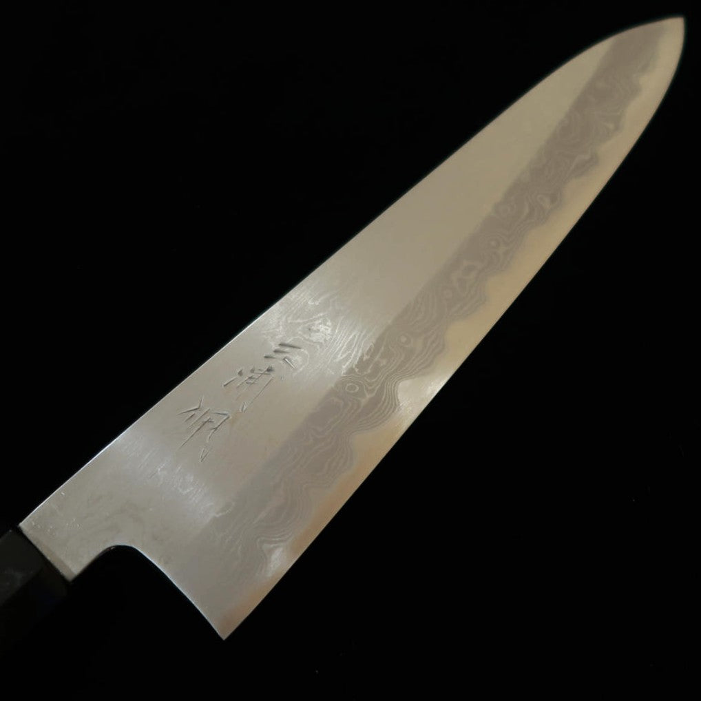 三浦佩MIURAObidama 牛刀 青紙一号 ダマスカス カーボンファイバーハンドル（210/240mm）