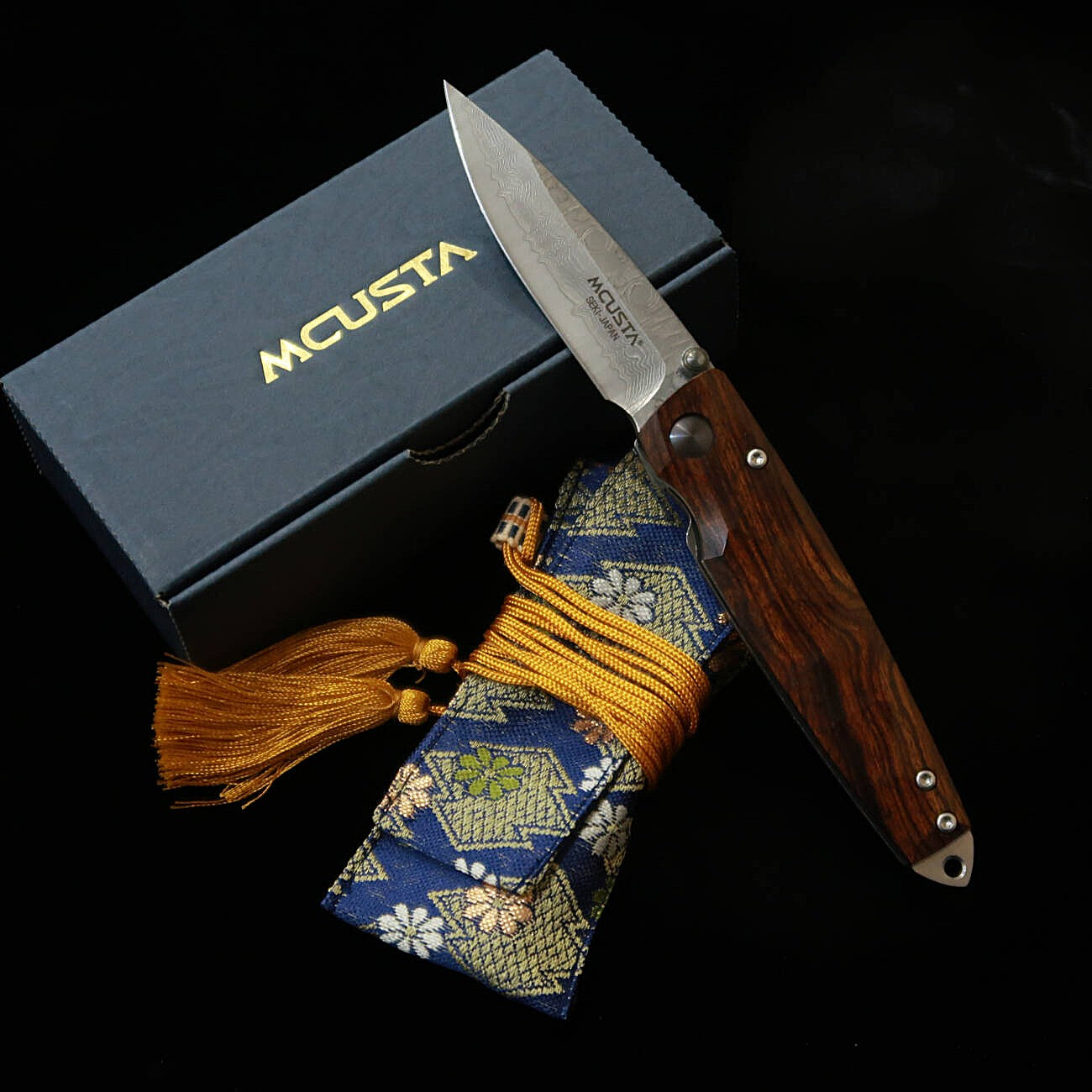 MCUSTA - Shinra Emotion - Tsuchi - VG10 Damas - Ironwood (MC-0077D1) - 71 mm