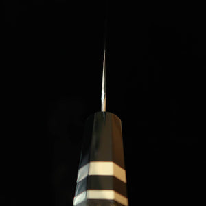 Miura佩 MIURA Obidama gyuto Aogami nº1 Damasco, mango de fibra de carbono (210/240 mm)