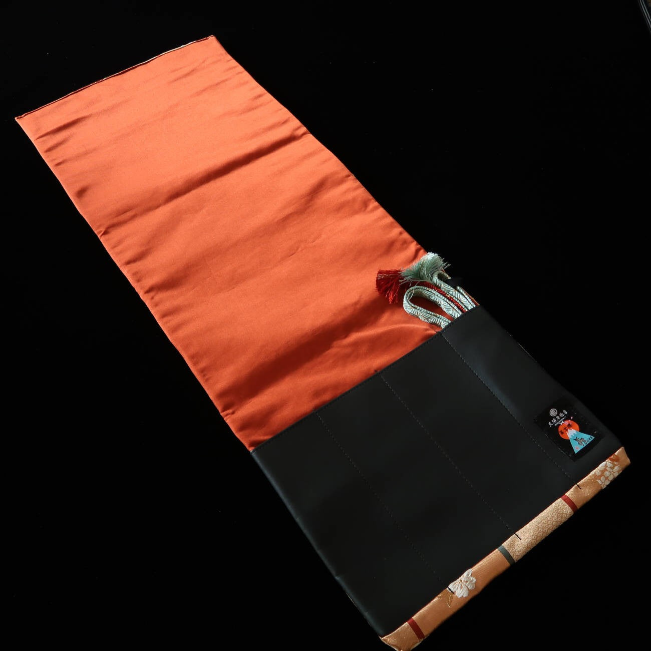 Fujishika Funda enrollable para cuchillos, diseño kimono, para 4 piezas, 79×29,5 cm