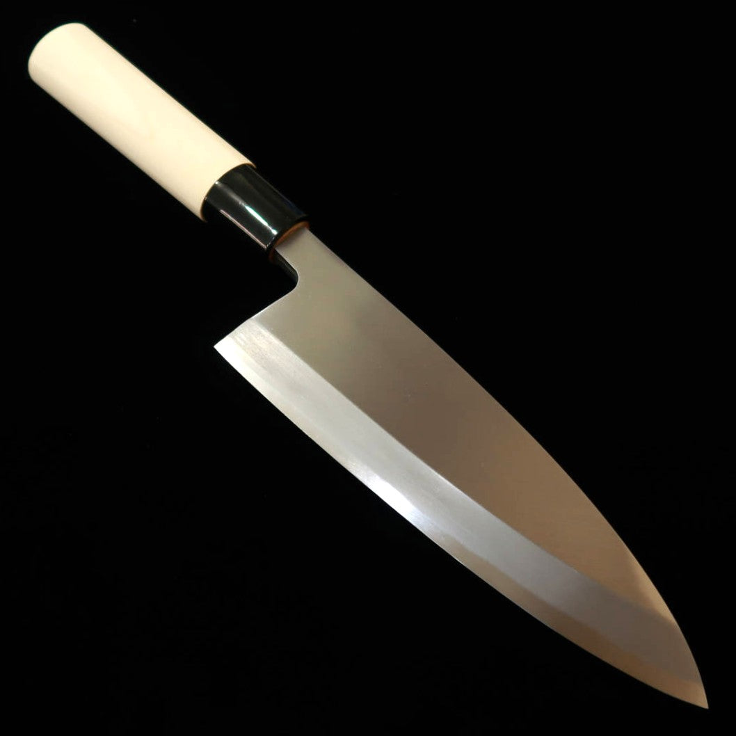 Miura deba, aço SK, kasumi, cabo de magnólia com colar de plástico (165 mm)