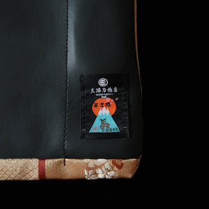 富士鹿 包丁巻き 着物柄 ４本掛け 79×29.5cm