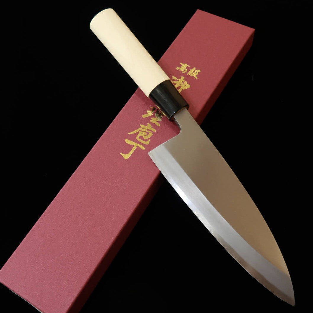 Miura deba, aço SK, kasumi, cabo de magnólia com colar de plástico (165 mm)