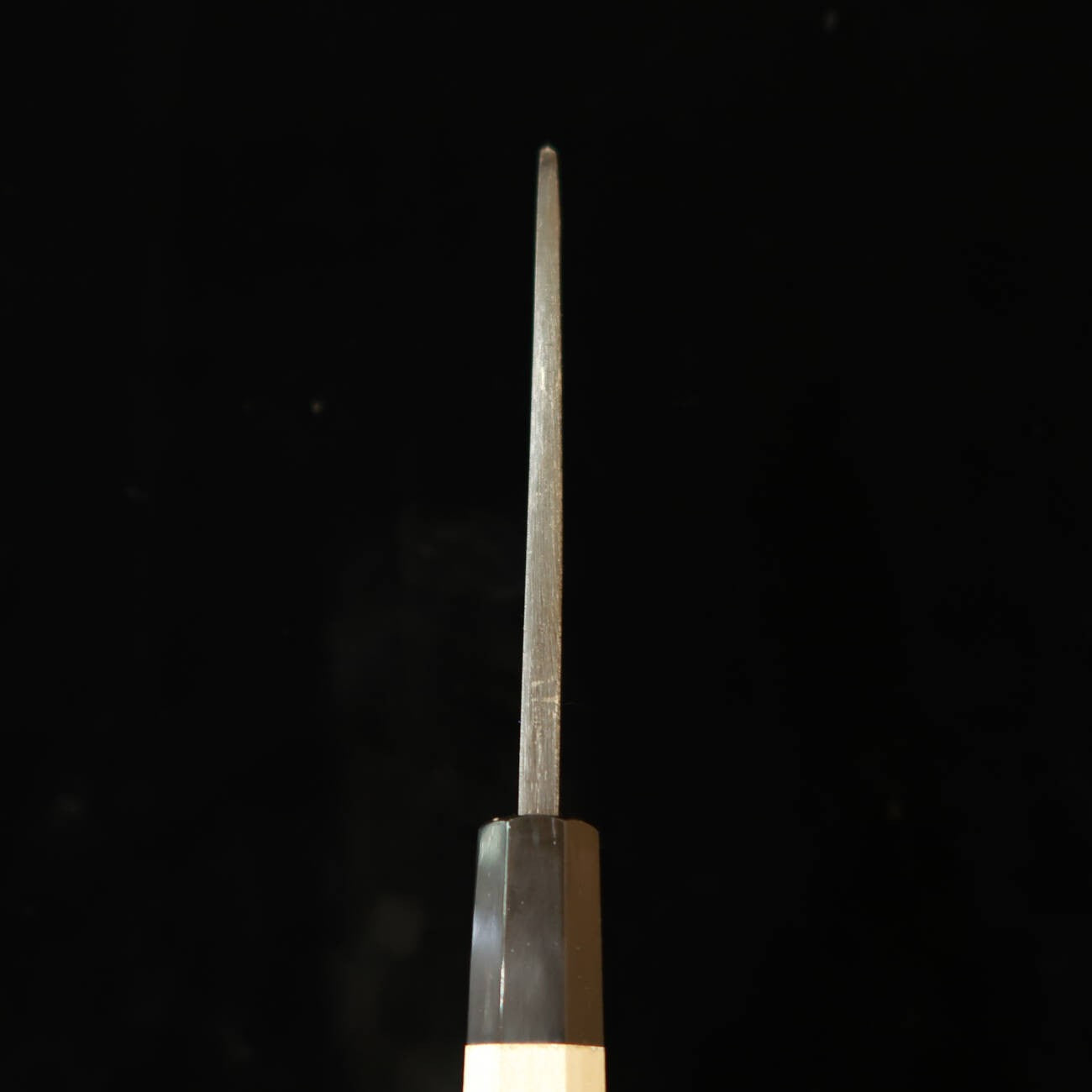 三浦MIURA 出刃 白紙二号 黒打ち 朴八角柄（135/180mm）