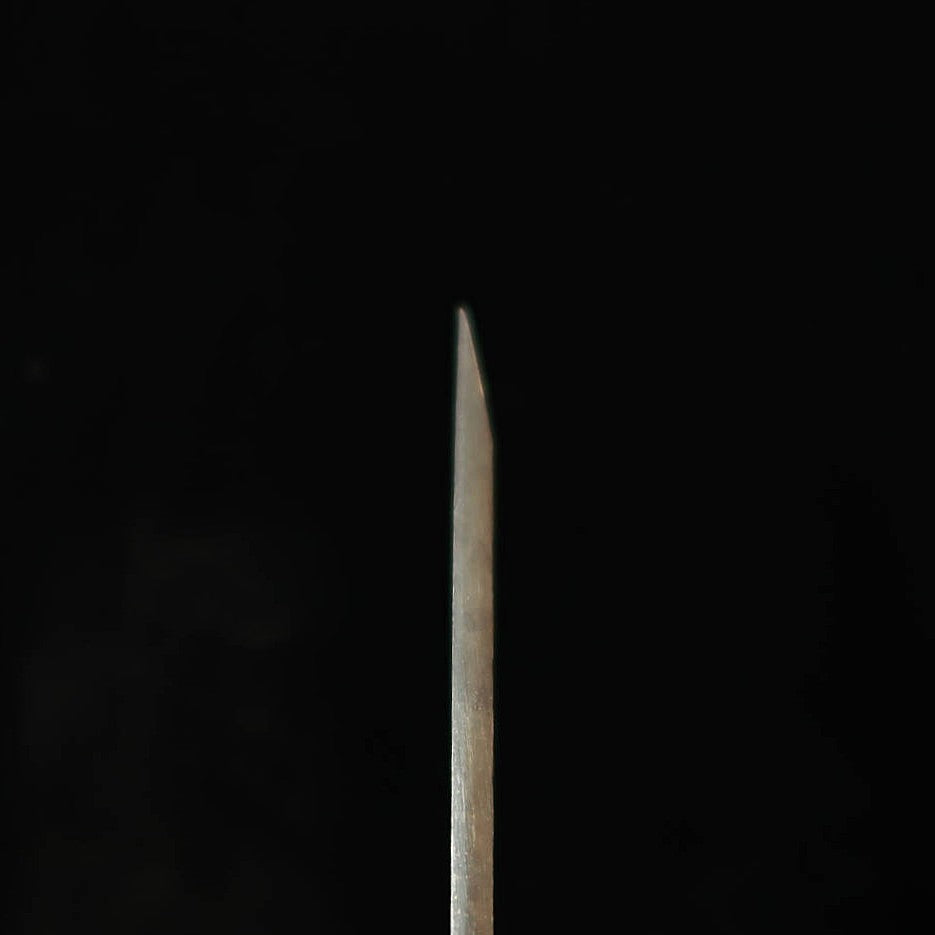 昭三作 切出小刀 青紙二号 黒打ち （27mm）