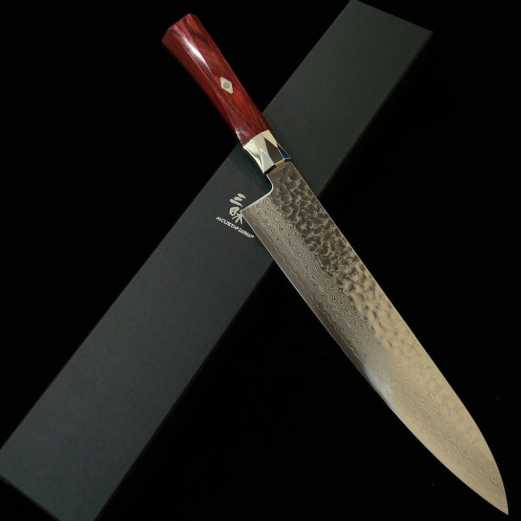 [New Classic] ZANMAI MCUSTA Supreme 3 Hammered Gyuto (180-240mm)