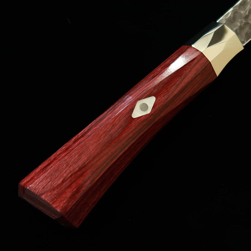 【Nuevo estándar】MCUSTA ZANMAI ZANMAI Supreme 3 martillado sujihiki rojo (240/270 mm)