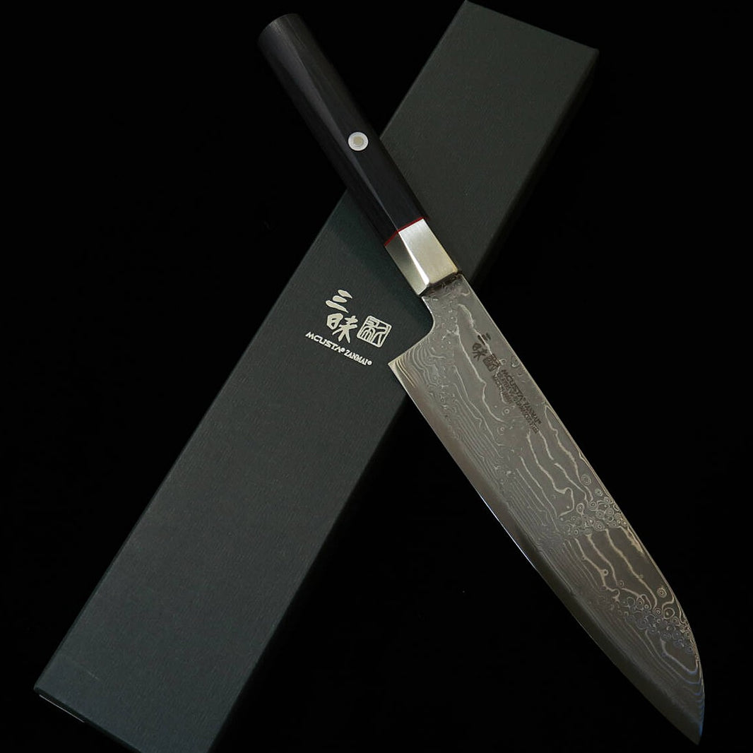 【新定番】三昧MCUSTA ZANMAI ハイブリッド3スプラッシュ 三徳 (180mm)