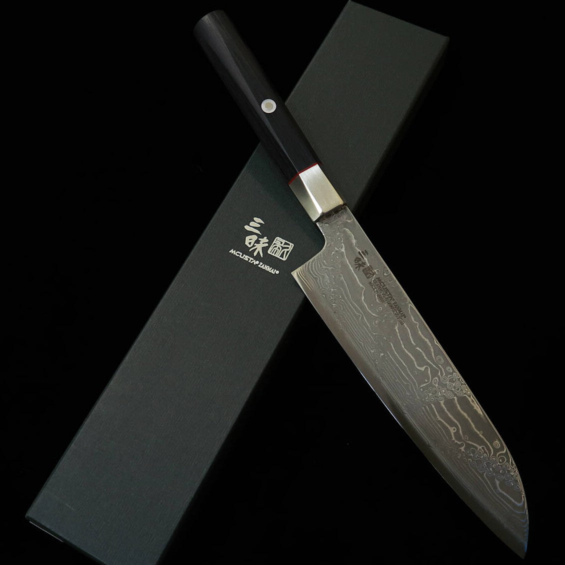 【新定番】三昧MCUSTA ZANMAI ハイブリッド3スプラッシュ 三徳 (180mm)