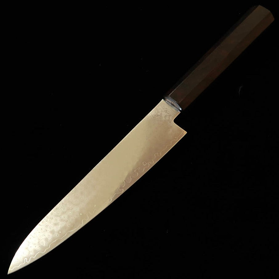 三浦 MIURA ペティ VG10 全面ダマスカス 黒檀一体型柄（150mm） – 三浦