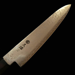 MIURA cuchillo petty VG10 damasco completo, mango macizo de ébano (150 mm)