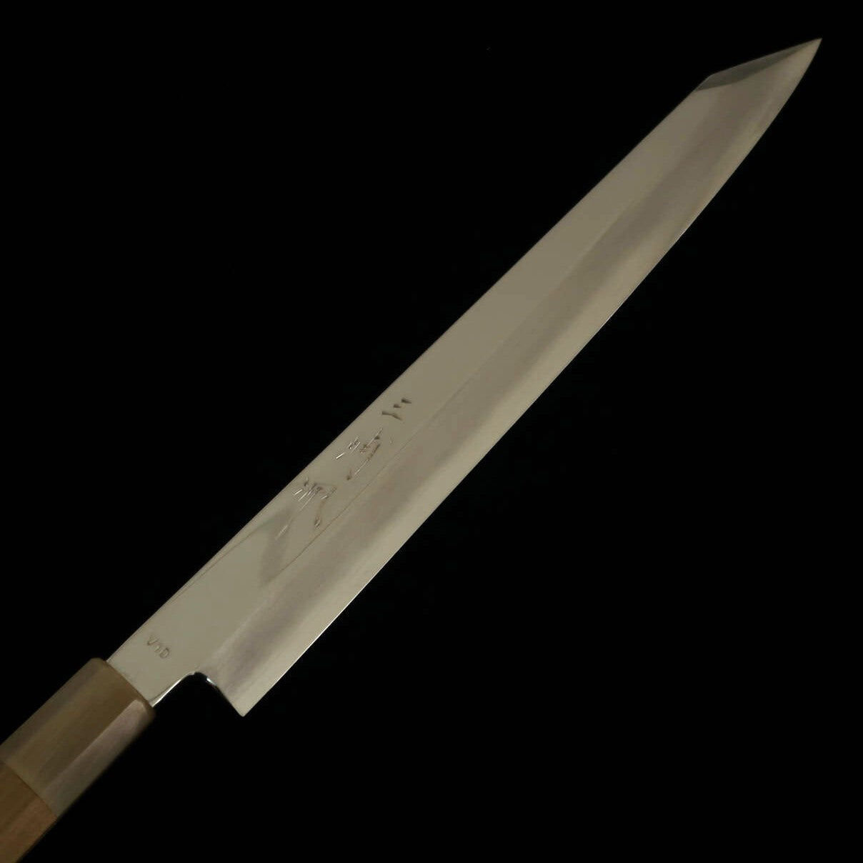 Kiritsuke Yanagiba MIURA Obidama Kansho VG-10 Acabado espejo plano Mango octogonal de magnolia (270 mm)