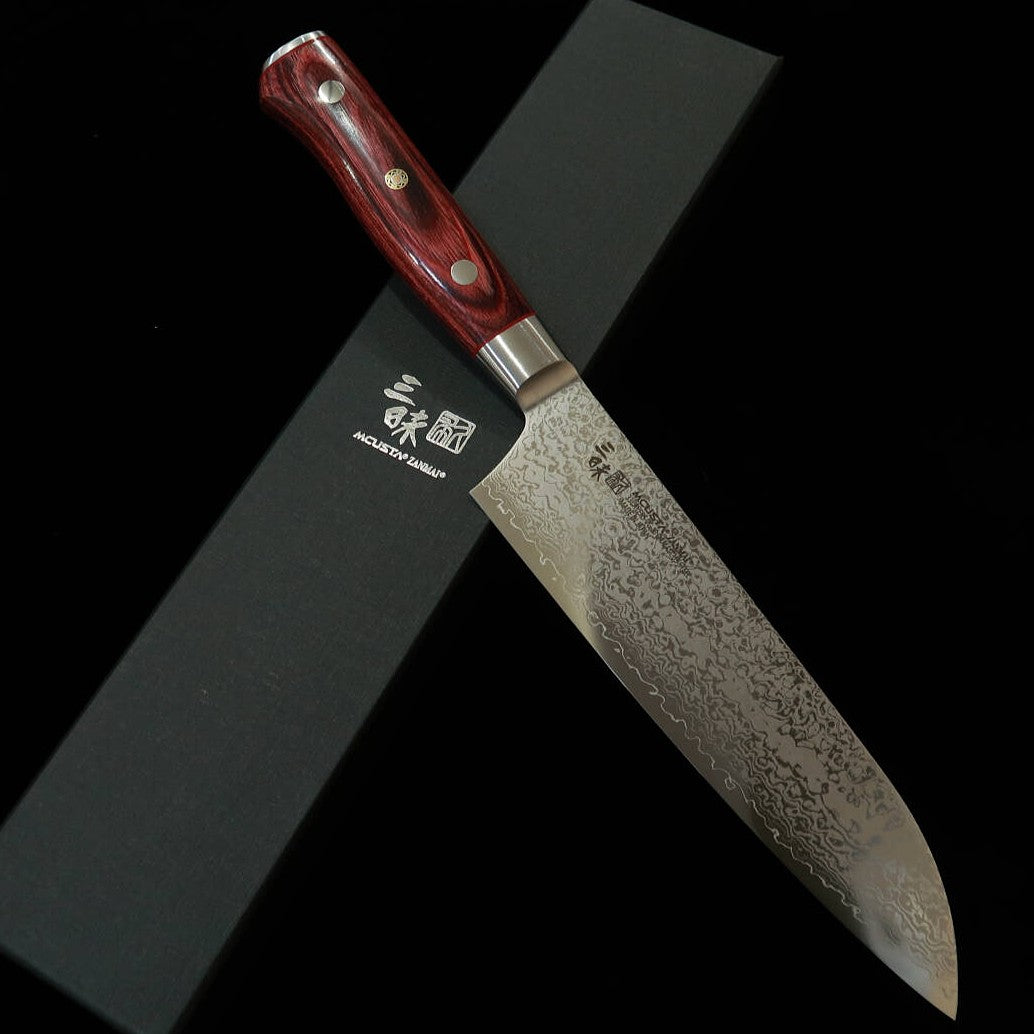 [New Standard] ZANMAI MCUSTA Classic Pro 3 Guren Santoku (180mm)