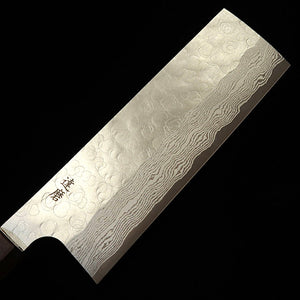 達磨刃物 DARUMA HAMONO 菜切 VG XEOS 両紫檀口桜八角柄 (160mm)