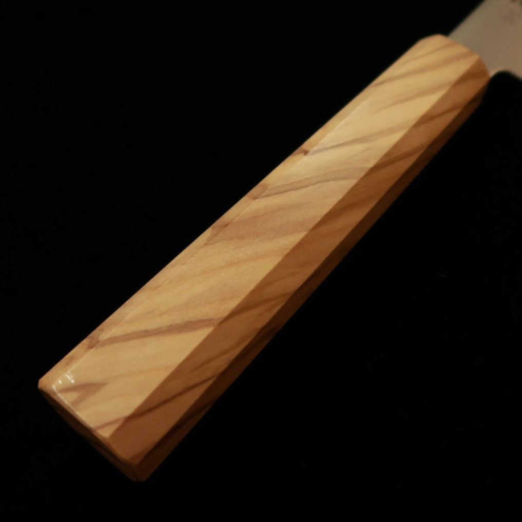 三浦 MIURA 三徳 VG10 全面ダマスカス オリーブ一体型柄（180mm