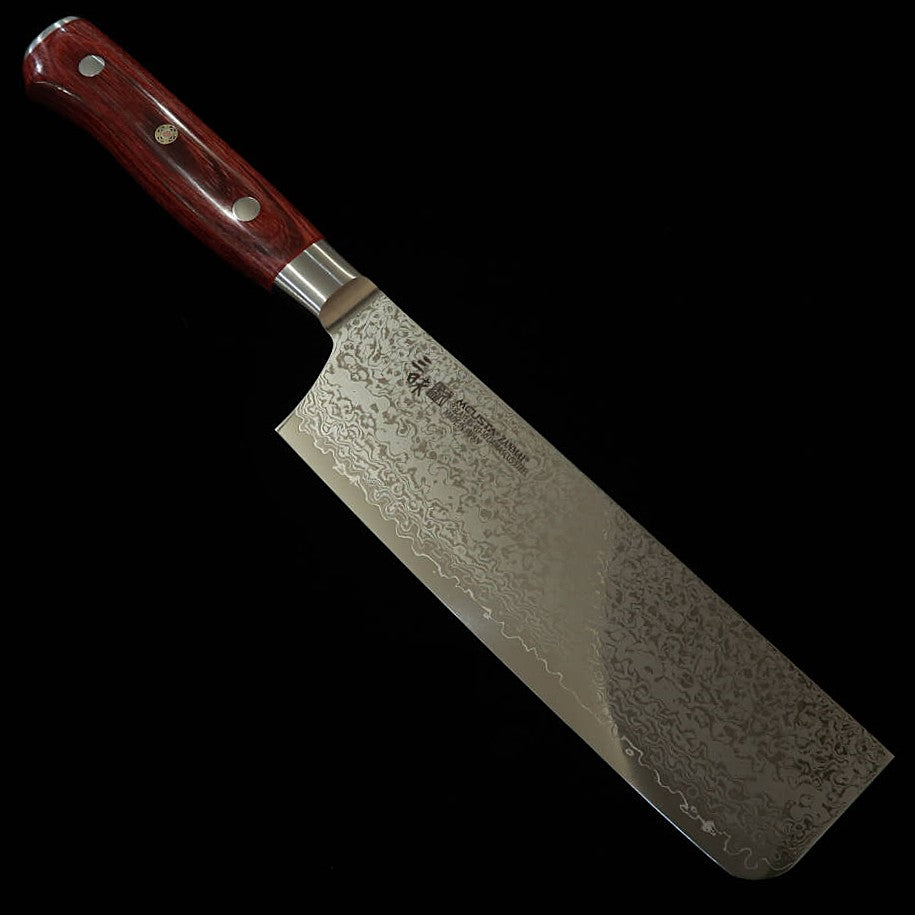 【新定番】三昧MCUSTA ZANMAI クラシックプロ3 紅蓮 菜切 （165mm）