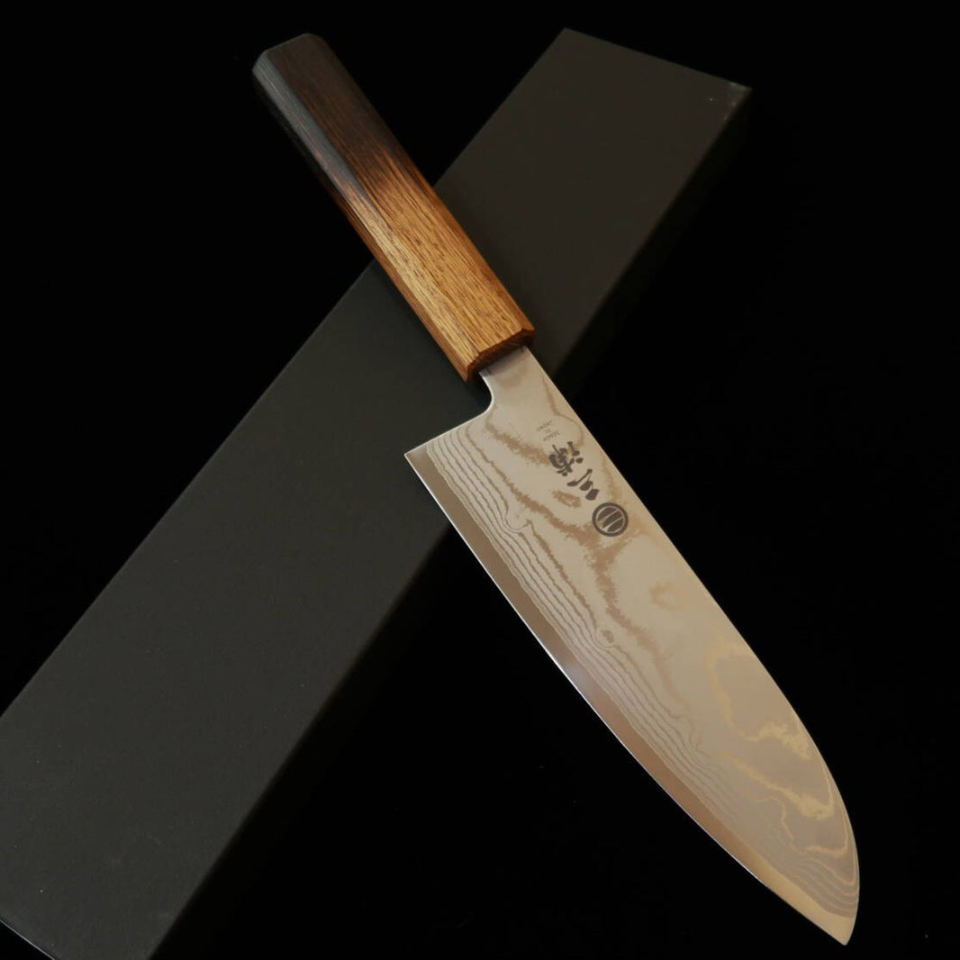 Miura MIURA santoku VG10 Damasco, mango octogonal lacado (165 mm)