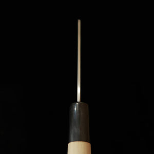 SAKAI KIKUMORI Sakai Kikumori Aço branco #2, cabo em chifre de búfalo, faca para enguia (unagisaki) modelo Nagoya (105 mm)
