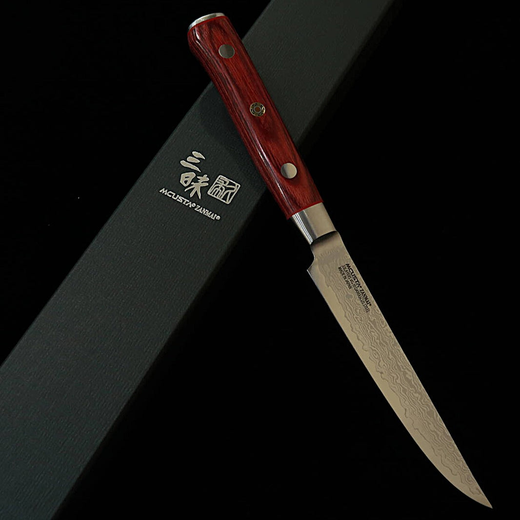 【新定番】三昧MCUSTA ZANMAI クラシックプロ3 紅蓮 ステーキナイフ（115mm）