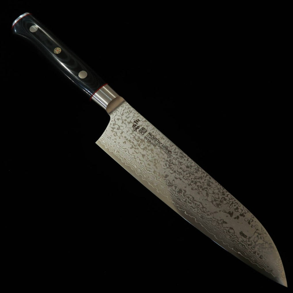 【Nouvelle référence】MCUSTA ZANMAI Classic Pro 3 Damascus Zebra Santoku (180 mm)