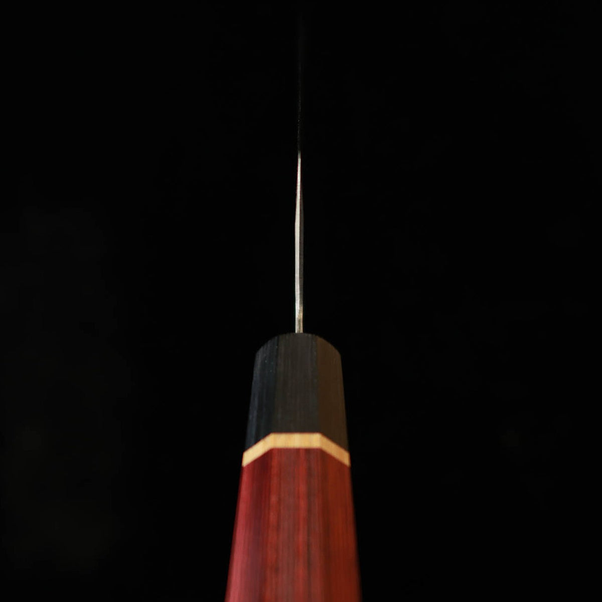 Kunpei KUNPEI Nakiri Kokuryū Damasco martillado, mango octogonal Akatsuki (165 mm)