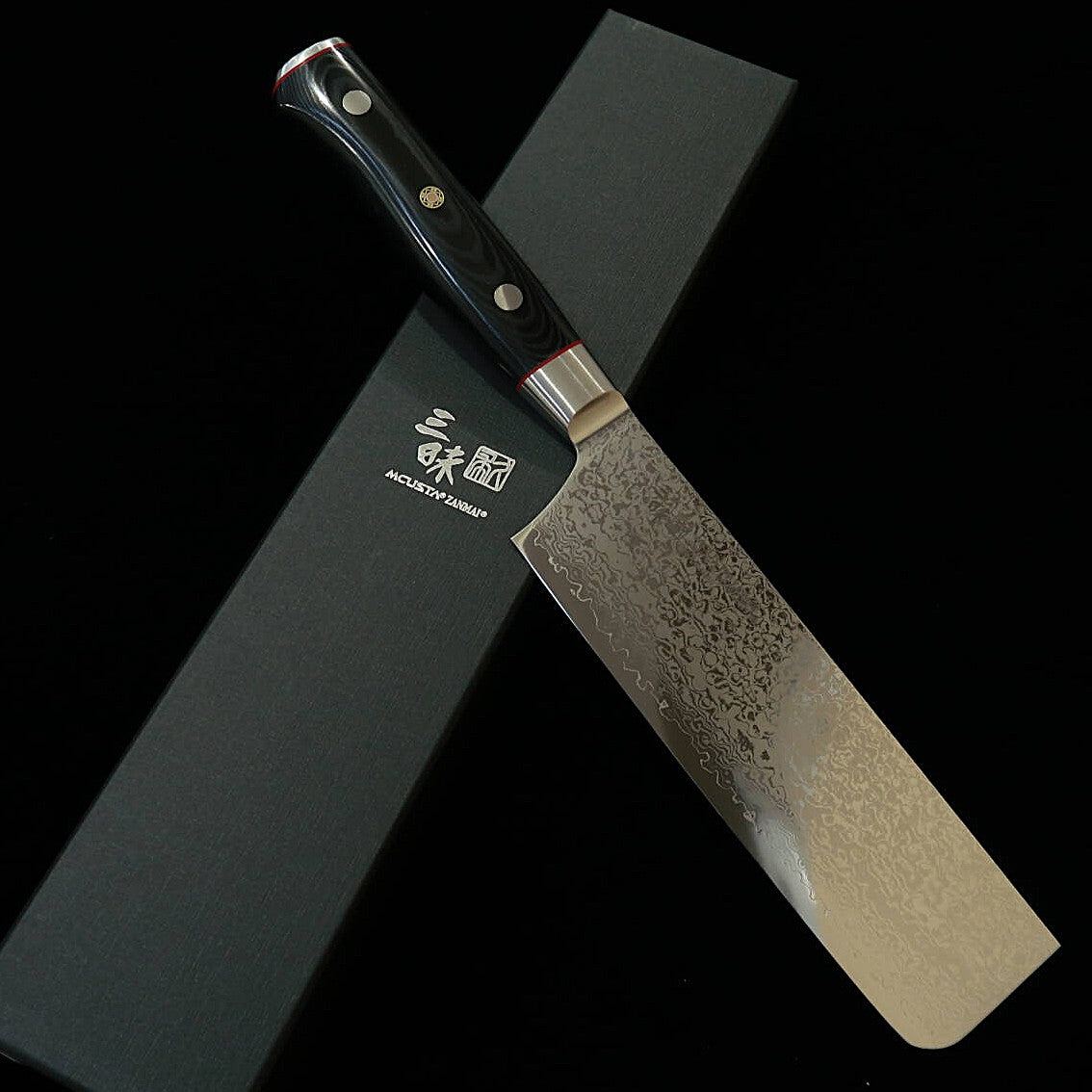 【新定番】三昧MCUSTA ZANMAI クラシックプロ3 ダマスカスゼブラ 菜切（165mm）