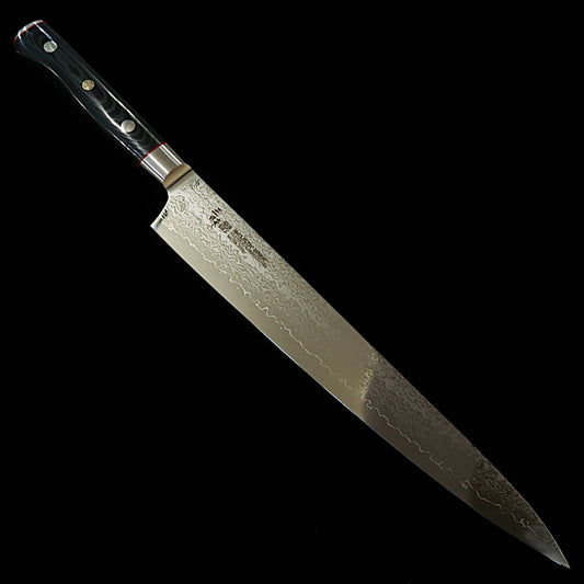 Sujihiki ZANMAI MCUSTA Classic Pro 3 Damasco tipo cebra (240/270mm)