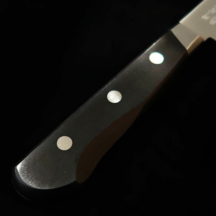 Miura MIURA santoku, acero sueco, mango de laminado negro (180 mm)