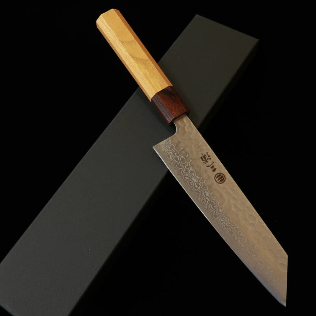 Miura MIURA Bunka Gin-san nº3 martelado, damasco, cabo em zelkova (170 mm)