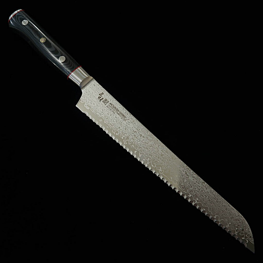 [Nuevo estándar] MCUSTA ZANMAI Classic Pro 3 Damasco Zebra cuchillo para pan (160/230 mm)
