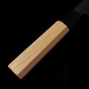 三浦MIURA 小出刃 白紙二号 黒打ち メープル水牛柄（150mm）