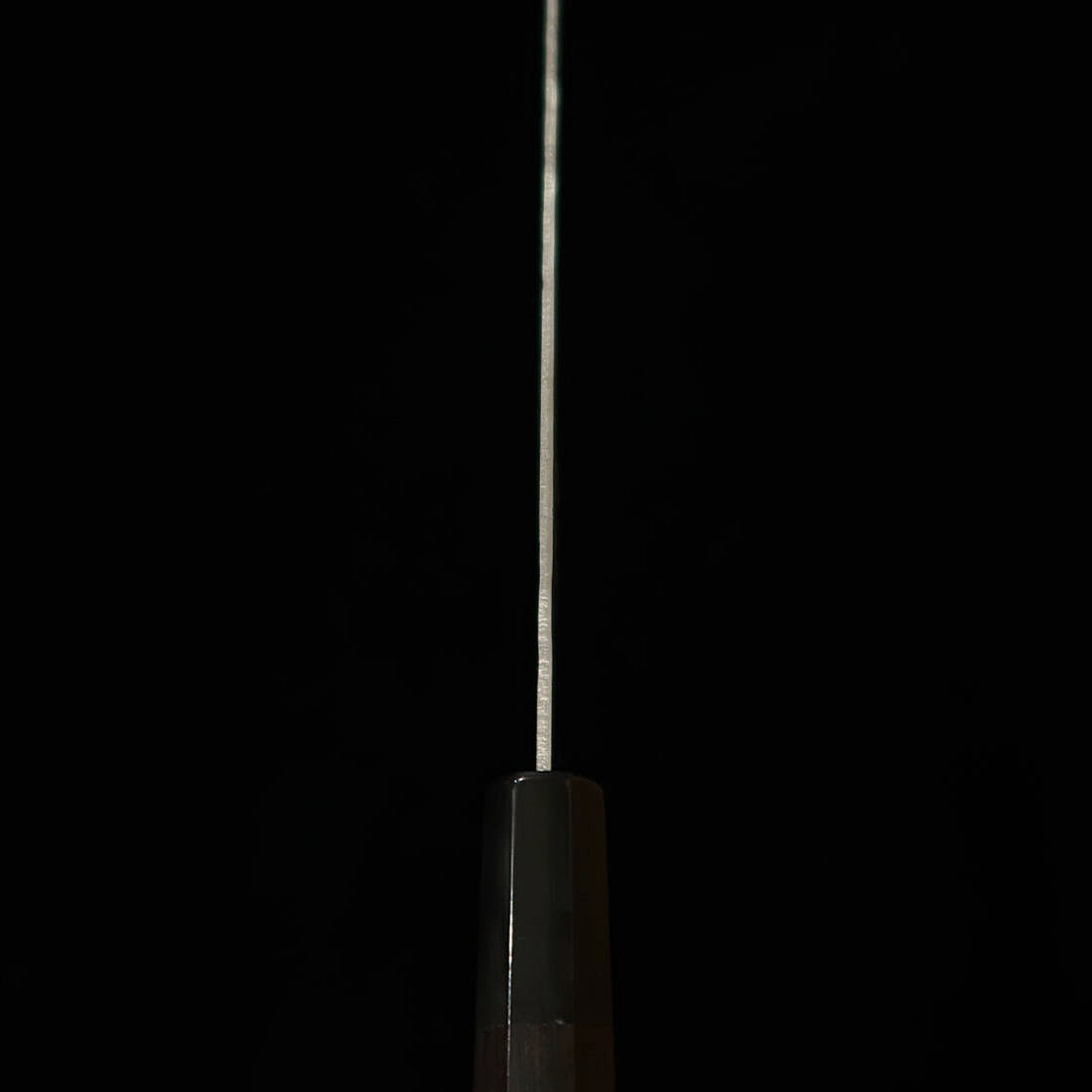 三浦MIURA ペティ 銀紙三号 梨地 黒檀八角柄（150mm）